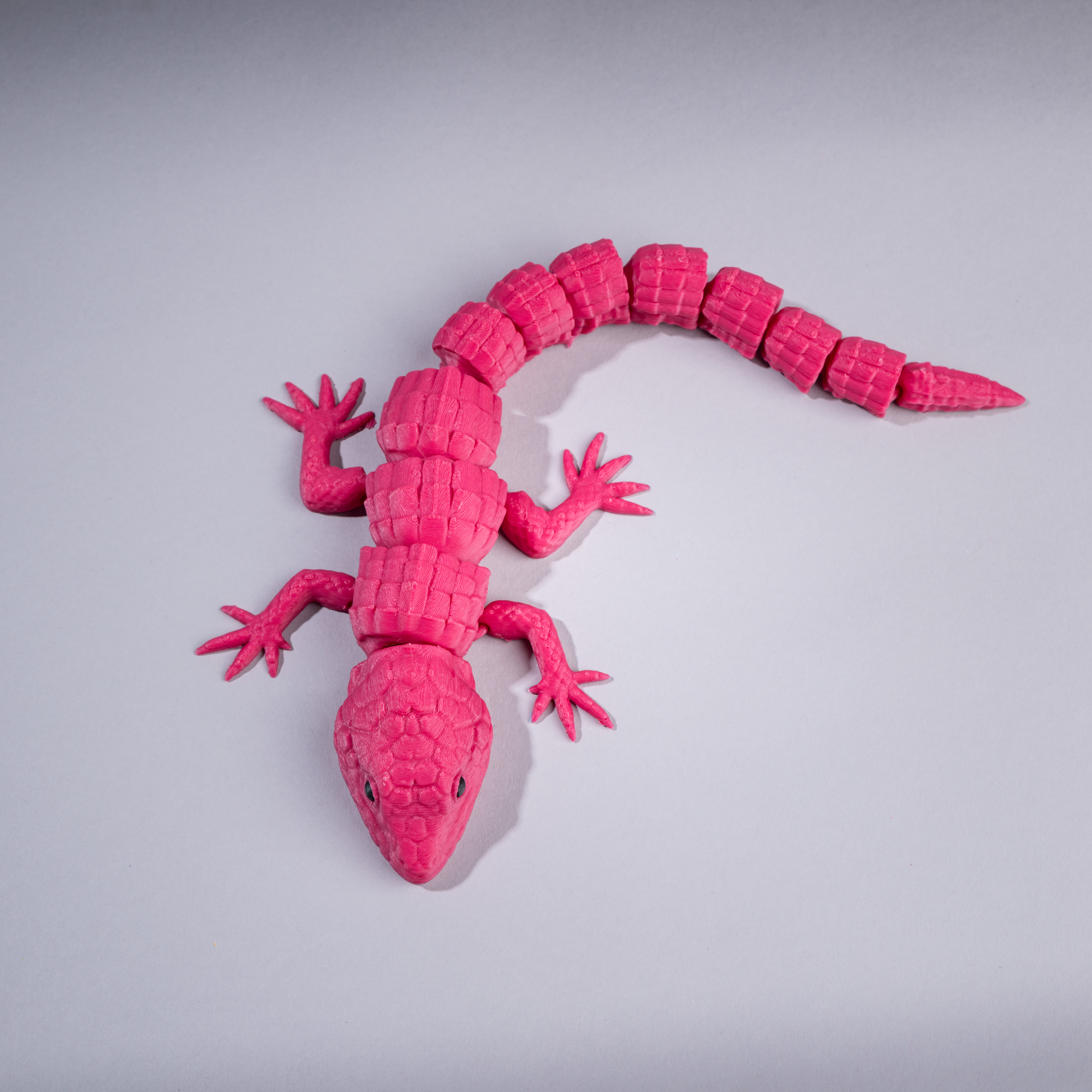 Lézard Articulé 3D - Décoration en PLA | Impression 3D CreaMod3D - Vue 2