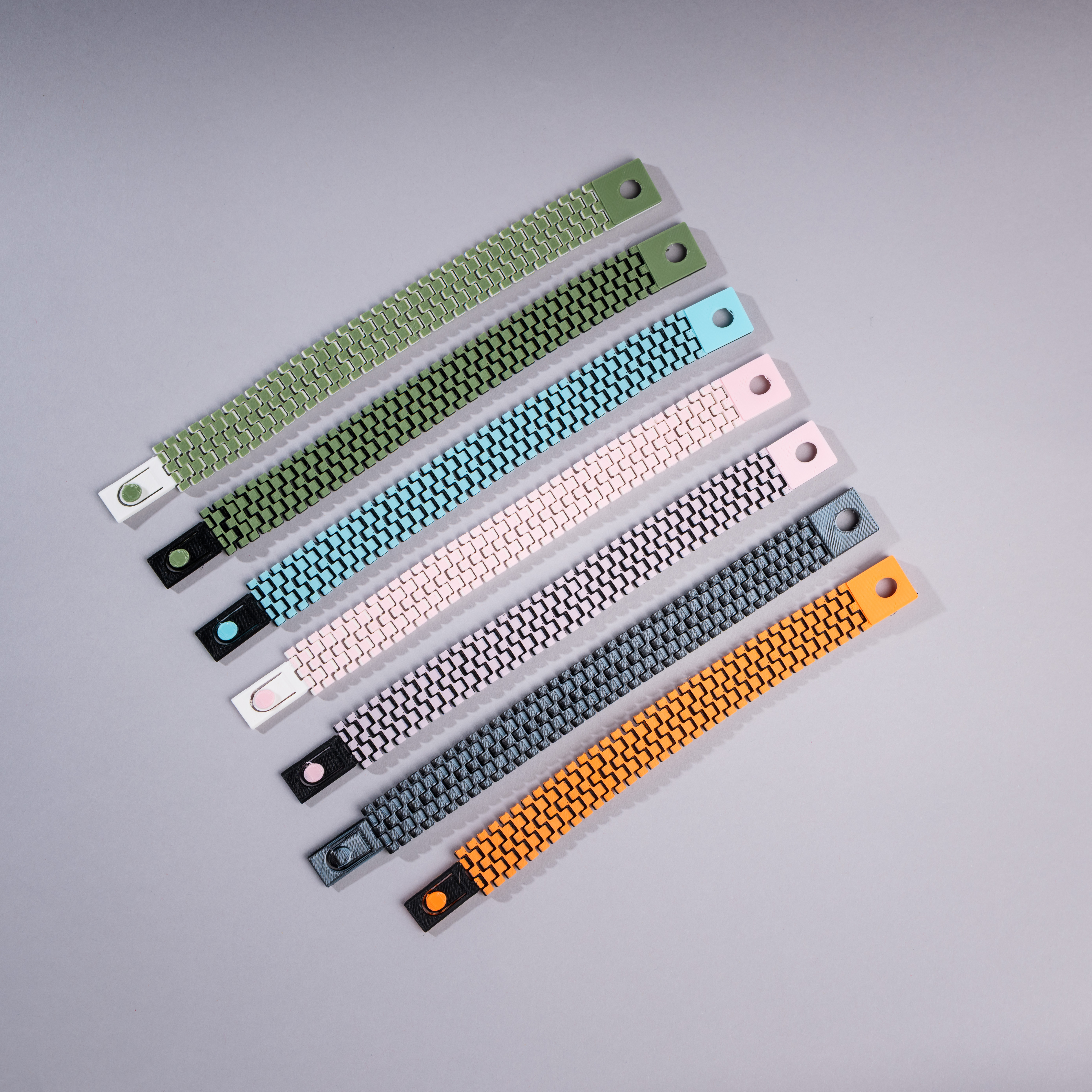 Bracelet Articulé 3D – Léger, Flexible - Accessoires en PLA | Impression 3D CreaMod3D - Vue 2