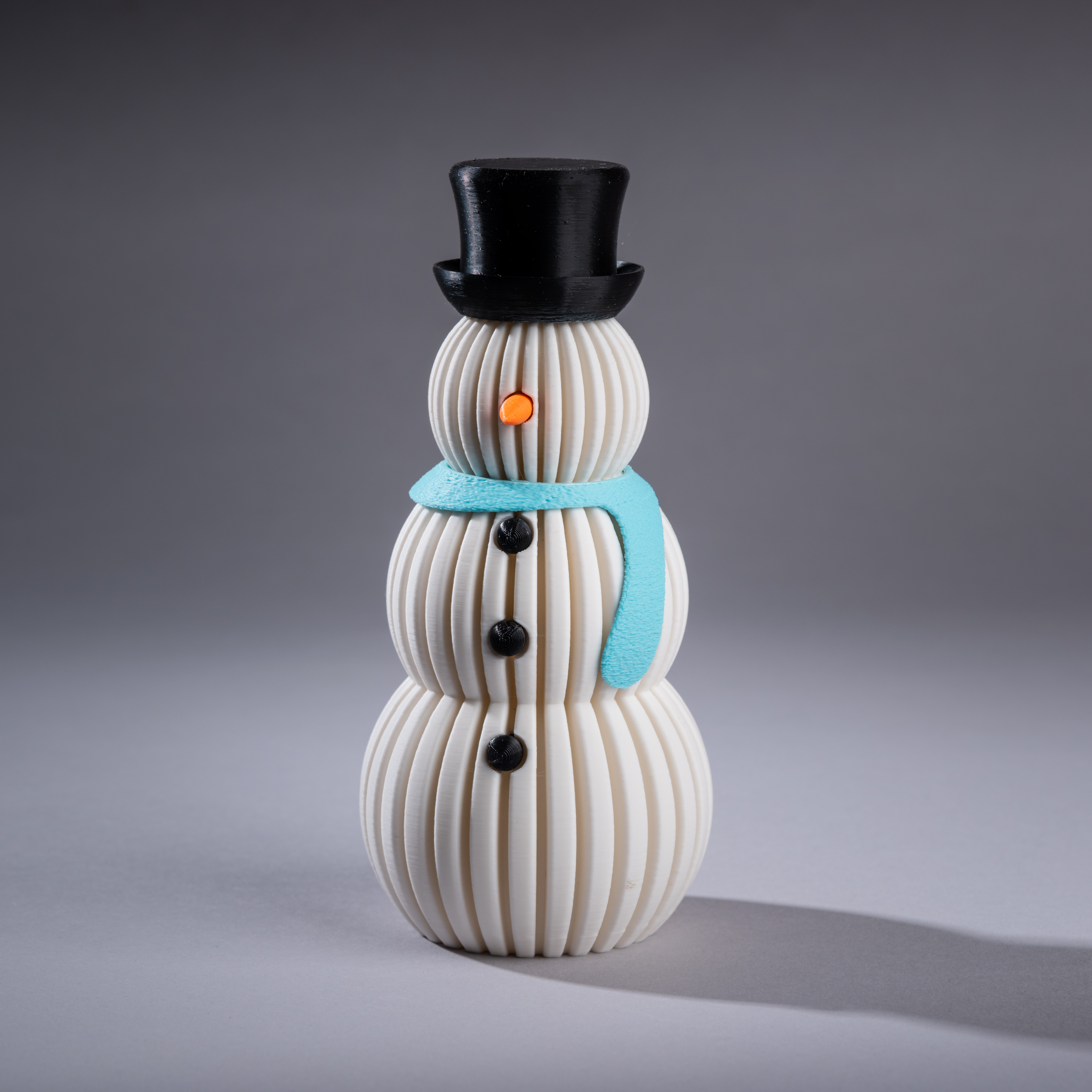 Bonhomme de Neige Photophore LED - Impression 3D | CreaMod3D